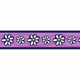 Obojek Daisy Chain Purple 30-45cm