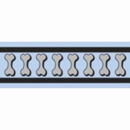 Reflexn obojek svtle modr 30-45 cm
